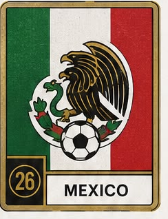 Mexico sticker card